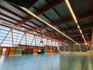 Relamping gymnase lardy